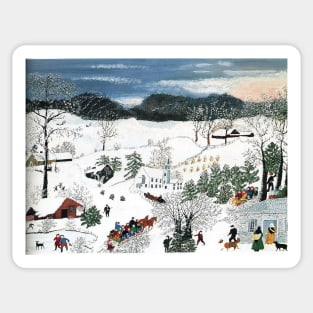 grandma moses Sticker